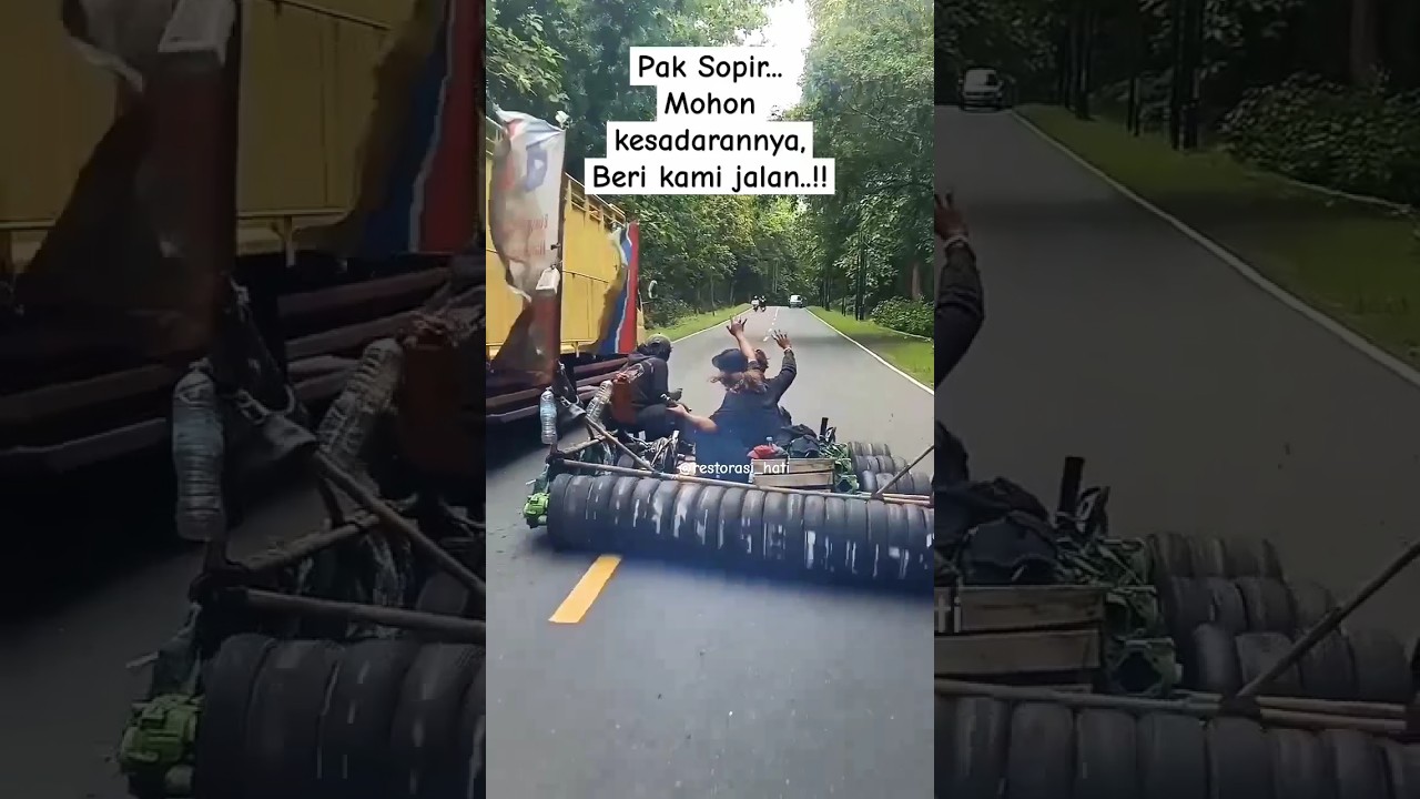 Keren‼️Detik-detik Vespa Extreme Mendahului Mobil Truk