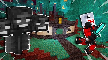 Minecraft: NETHER SURVIVAL LETS PLAY EP. 17 - WE SPAWN THE WITHER & IT DESTROYS EVERYTHING