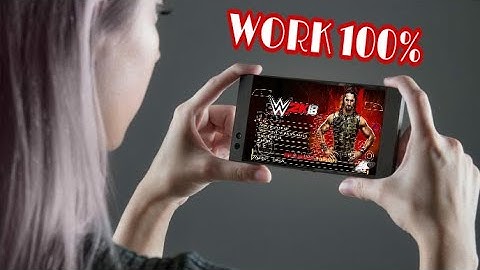 WWE2K18 PPSSPP Games Work 100% On Android