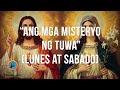 Ang banal na rosaryo ang misteryo ng tuwa  tagalog lunes at sabado step by step