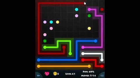 11 × 11 MANIA LEVEL 61 - FLOW GAME ON FACEBOOK Connect the dots