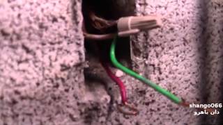 replacing outlet and burnt wiring