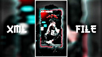 💔 Hindi Sad Song XML💔🌚 | New Alight Motion XML Video🔥