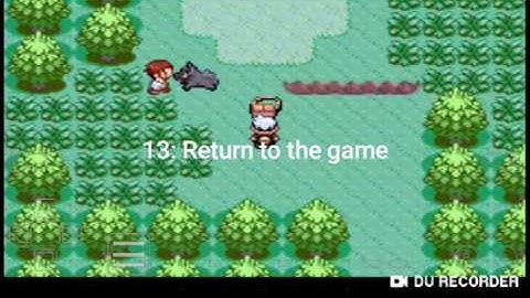 How to shiny Hunt a Pokémon in "my boy" emulator" for mobile users !
