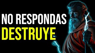 CUANDO TE ESCRIBEN DESPUÉS DEL SILENCIO.. ESTA RESPUESTA BRUTAL LOS DESTRUYE | Estoicismo