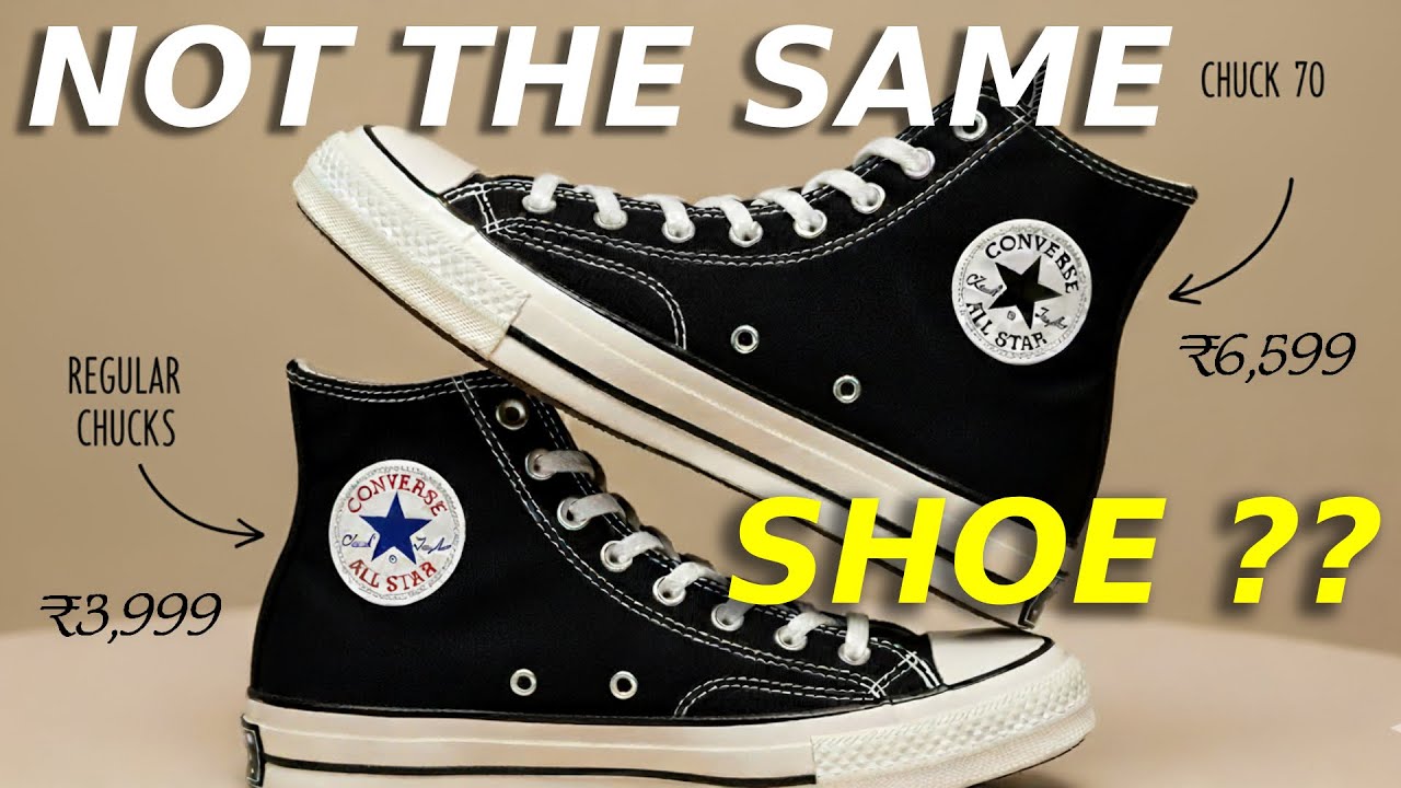 Converse Chuck 70's Vs All Stars: What's The Difference?