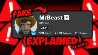THIS IS NOT MR BEAST (EXPLAINED IN 1 MINUTE)
