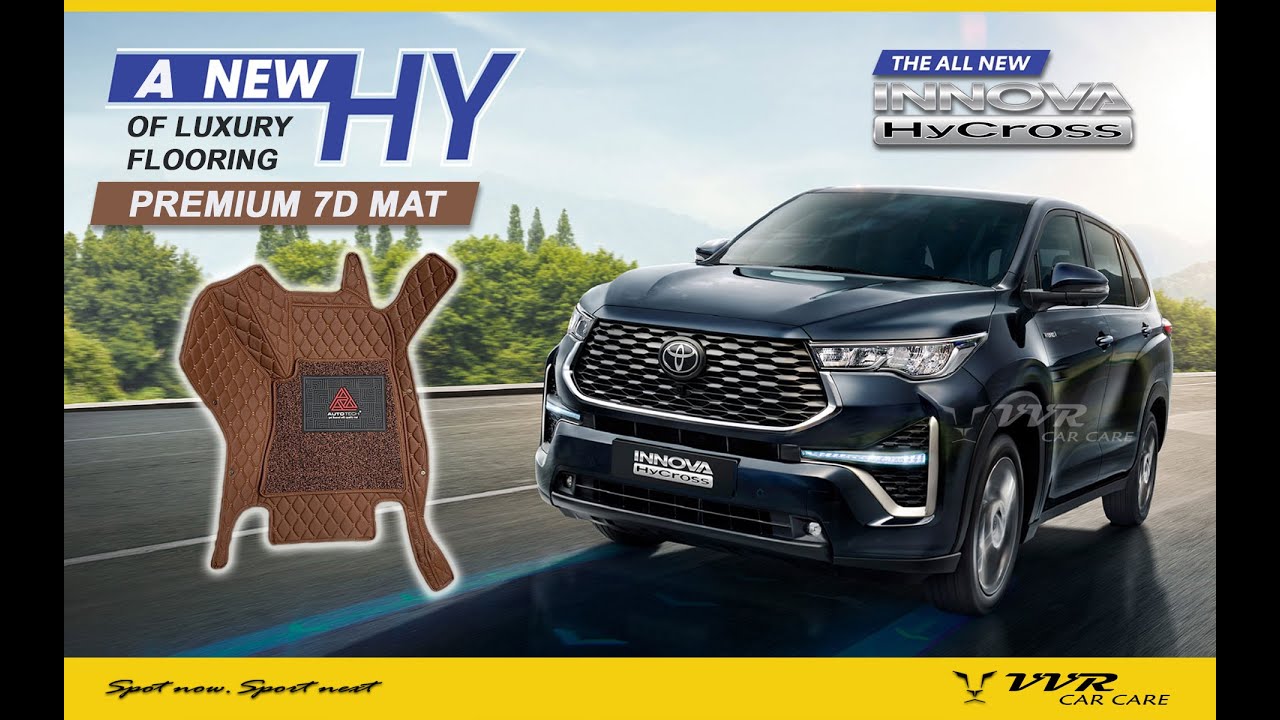 Innova Hycross 7D mat Autotech 7d mat VVR Car Care 9514140203 YouTube