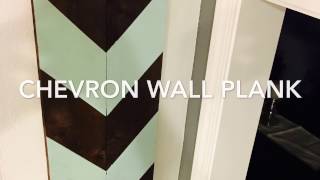 Chevron Wall Art Wall Plank DIY Pallet by Oh Hey It's Billy 384 views 7 years ago 4 minutes, 43 seconds