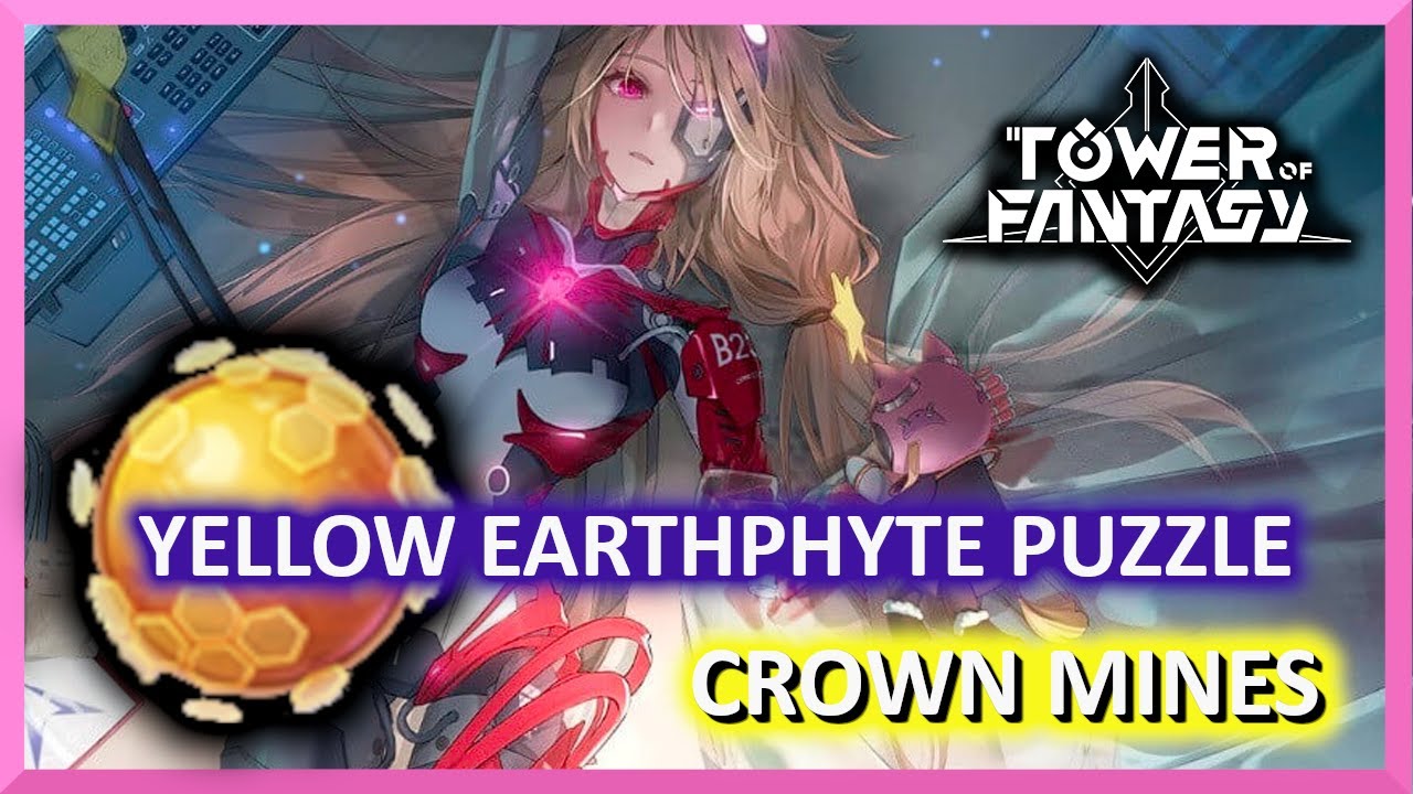 Yellow Earthphyte Puzzle - Gold Nucleus - Crown Mines