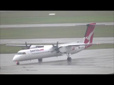 QantasLink Q400 RAINY