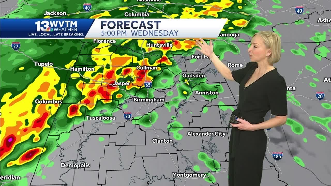 Flood watches have been issued for Alabama for heavy rain and storms ...
