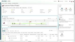 Clarizen V6 Video Tutorial - Project Baseline and Plan vs Actual