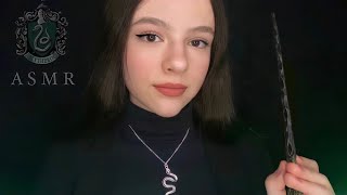 АСМР Дочь Малфоя из слизерина встретит тебя в Хогвартсе 🐍 / ролевая игра / asmr