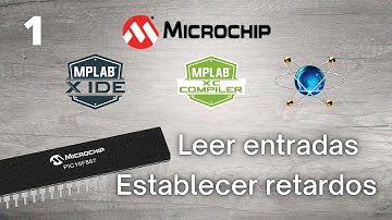 Leer entradas individuales o puertos completos y crear retardos en MPLAB X y XC8 PIC16f877 (87)