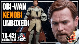 Hot Toys OBI-WAN KENOBI TMS095 - The Clone Wars - Unboxing and Review