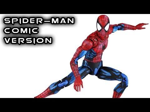 Repairing a paint chip on Mafex Spider-Man classic suit action figure