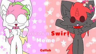 Unicorn Swirl meme [Roblox Adopt me] // collab with @Avrilynn