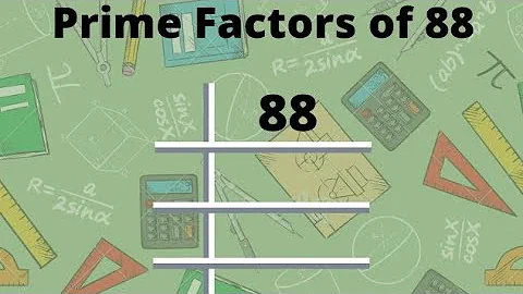Prime factors of 88