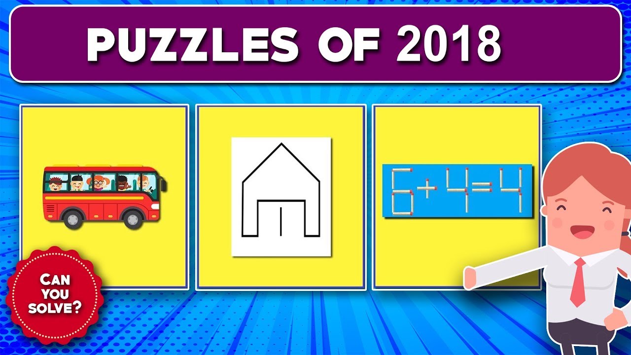 PUZZLE QUESTIONS WITH ANSWERS: (2018) - YouTube