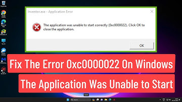 Fix The Error 0xc0000022 On Windows 11/10 The Application Was Unable To Start Correctly