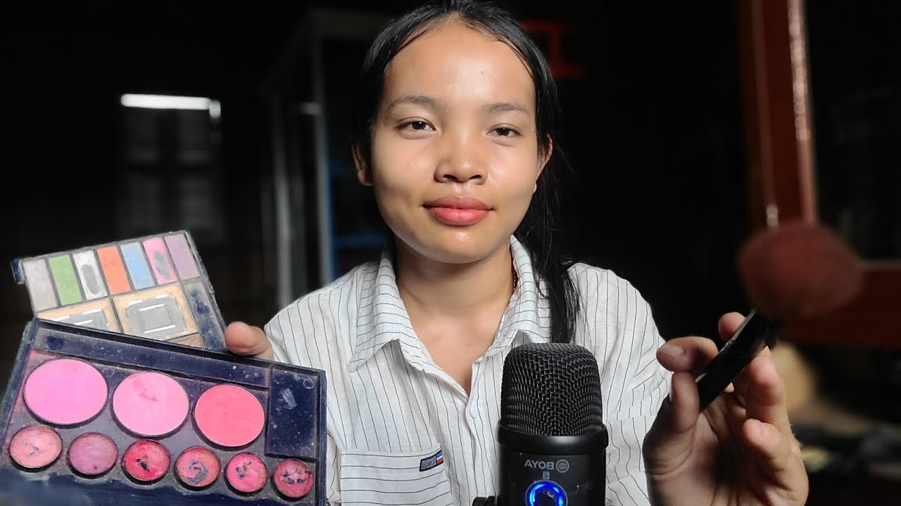 ASMR DOING YOUR MAKEUP ROLEPLAY ON CAMERA 📷 ️ - YouTube