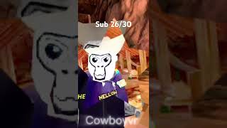 Cowboy vr edit #gtag #gorillatag #gorilla #gorillatagvr #funny #fypシ゚viral #fypシ