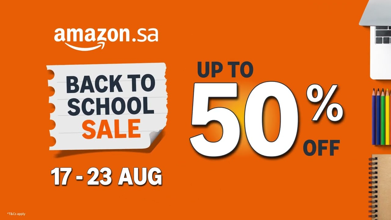 Amazon Back to School Sale 17-23 AUG