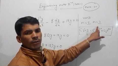 Engineering maths 2nd first year,B.sc 2nd year by sanjay sir part-1
