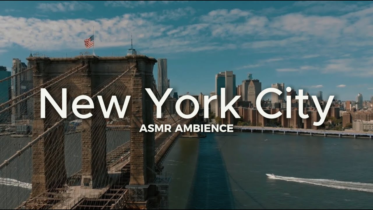 Morning in New York City | ASMR Ambience • City Sounds & Distant Traffic | 1 Hour | No Music