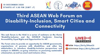 ASEAN Web Forum on Disability-Inclusion, Smart Cities, and Connectivity