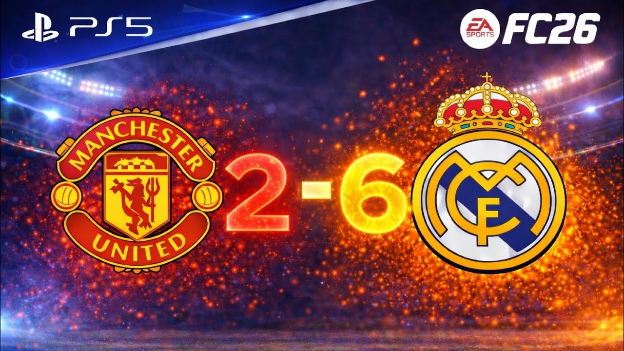Manchester United 2-6 Real Madrid – Real Players, Crazy Match! | FIFA 26