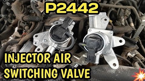 LandCruiser 200 (sahara) petrol P2442, P2443 Air Injection Pump and switching valve replacement.