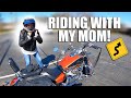 RIDING WITH MY MOM!!