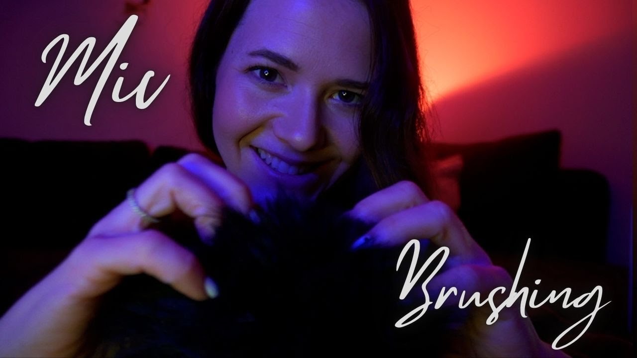 MIC BRUSHING & FLUFFY WHISPERS zum Einschlafen | ASMR SILVANA ♡