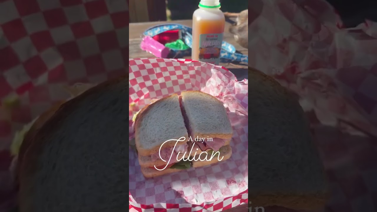 I had such a blast in Julian yesterday