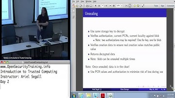 OpenSecurityTraining: Introduction To  Trusted Computing (Day 2, part 4)