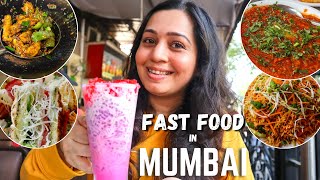 FAST FOOD in Mumbai Restaurants (12 MUST TRY DISHES ) | Mumbai Food Vlog