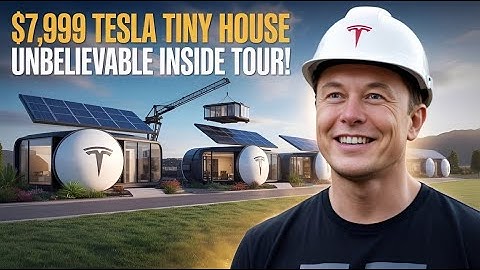 Elon Musk’s $7,999 Tesla Tiny House is HERE! FREE Land & Tax Shocker—Unbelievable Inside Tour!