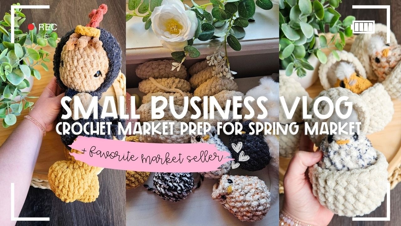 Small Business Vlog: Crochet Market Prep & Crochet Market Best Seller