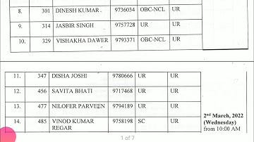 NORCET 2021 LATEST UPDATE DOCUMENT VERIFICATION CHECK FAST NOW