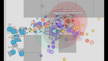 DREADS vs. HUGE TEAM in Arras.io! (RARE Shapes!)
