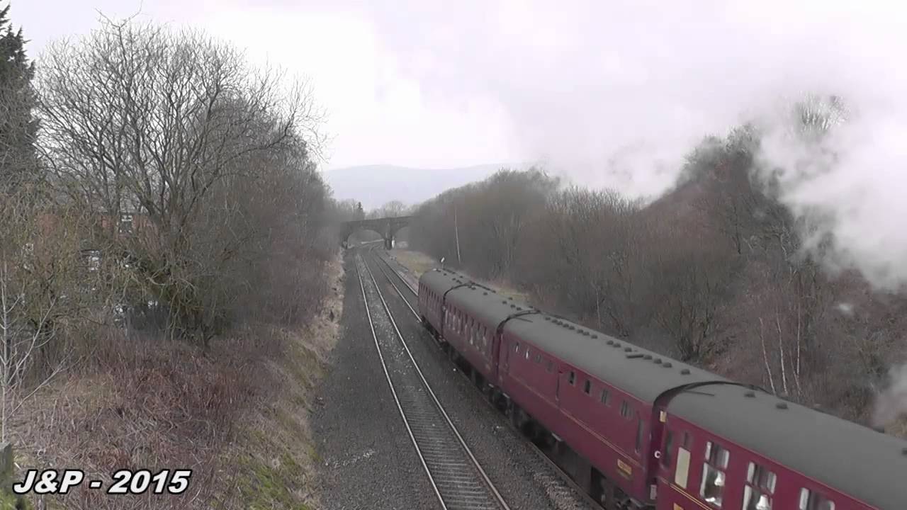 44871 & 45407 on The Tin Bath Railtour 15/02/15 YouTube