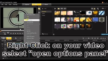 How to reverse a video in Corel Videostudio