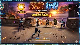 Pro Level CS Ranked Match 🏆 Insane Aim &amp; Clutch Moments | Free Fire