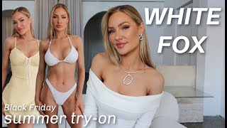 White Fox Summer Try-On Haul | 30% Off Black Friday Sale!!