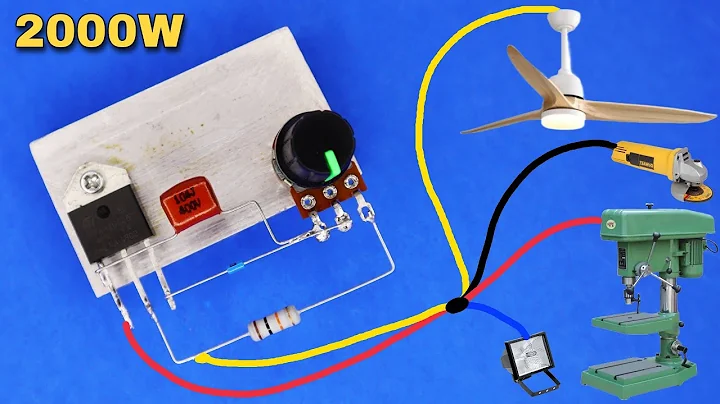How To Make AC Dimmer Circuit // Perfect and Smoothly Working 2000 Watt Regulator