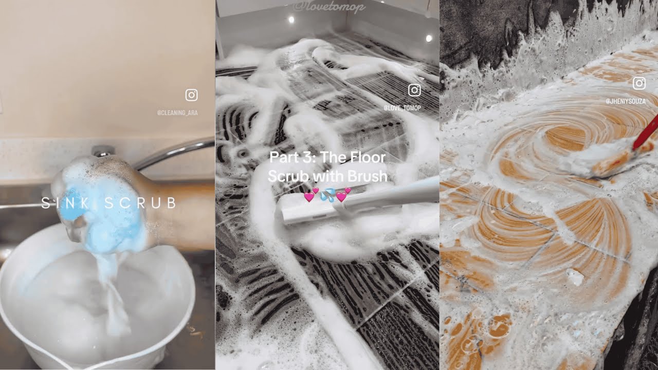 Satisfying home cleaning | Tiktok and Instagram cleaning compilation