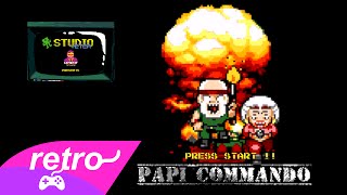 [Full GamePlay] Papi Commando by Vetea Studio (Homebrew) [Sega Megadrive/Genesis]