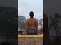 Morning yoga view।